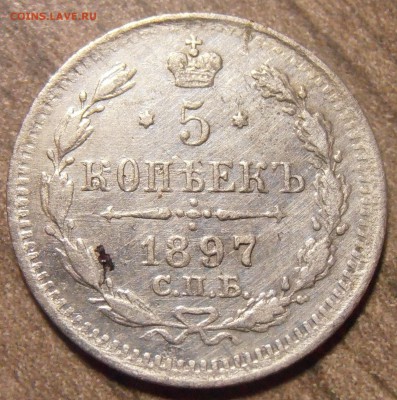 5 копеек 1897, до 27.01.2016 в 22-00 Мск - P1010393.JPG