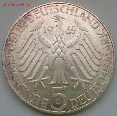 ФРГ 5 марок1969 теодор Фонтане до 29.01.16 - IMG_20160126_112556