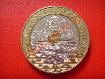 Франция 20 франков 1992 триметал. М-с-М.  до 07.10 в 21.00 М - LPIC8839.JPG
