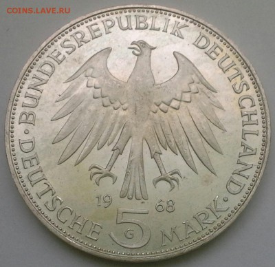 ФРГ 5 марок 1968 Гутенберг до 29.01.16 - IMG_20160126_112820