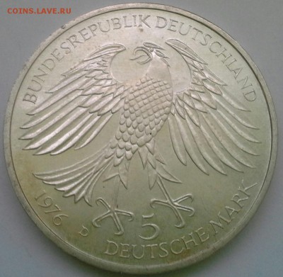 ФРГ 5 марок 1976 Гриммельсгаузен 29.01.16 - IMG_20160126_113413