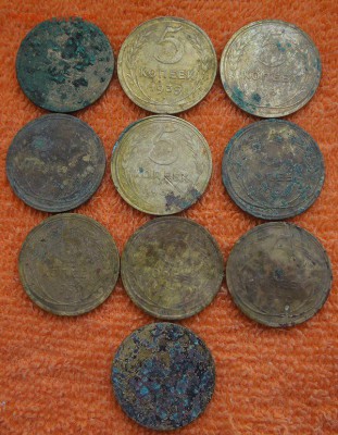 5 копеек 1930-1940г 10шт до 30.01.16г - DSCN3359.JPG