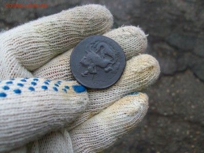 2 копейки 1757 года,  Елизавета (перечекан с 1коп.1756 г.) - 100_3307.JPG