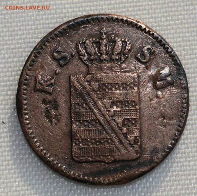 С 1 руб. САКСОНИЯ 1 пфенниг 1859г."F" до 1.02 в 22-00 - IMG_9743.JPG