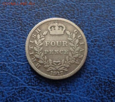 Британская Гвиана 4 пенса 1917. Оценка. - DSC02082.JPG