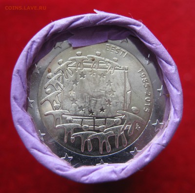 ЭСТОНИЯ ролл 2 евро 2015. 30 лет флагу ЕС. ПРЕДПРОДАЖНЫЙ.. - 005.JPG