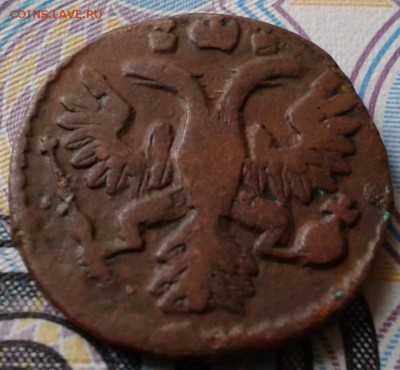 Полушка 1735,2 копейки 1860 Е М до 03.02 22.00 по Москве - Фото-0016