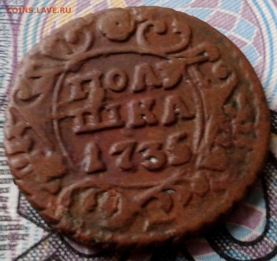 Полушка 1735,2 копейки 1860 Е М до 03.02 22.00 по Москве - Фото-0015