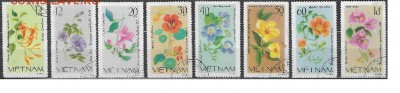 Марки Азии. Вьетнам. Цветы - Марки Азии. Вьетнам. Цветы.