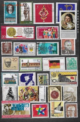 Марки Европы. ГДР. ФИКС - Марки Европы. ГДР. Подборка 5