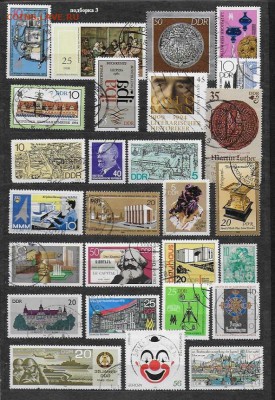 Марки Европы. ГДР. ФИКС - Марки Европы. ГДР. Подборка 3