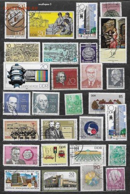 Марки Европы. ГДР. ФИКС - Марки Европы. ГДР. Подборка 2