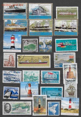 Марки мира. Морская тематика - Марки мира. Морская тематика