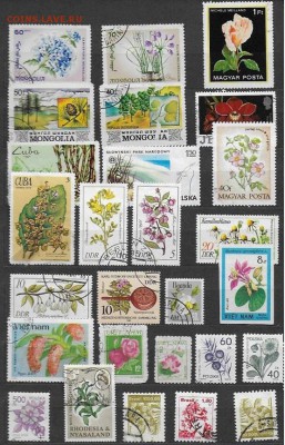 Марки Мира. Флора. - Марки мира. Флора