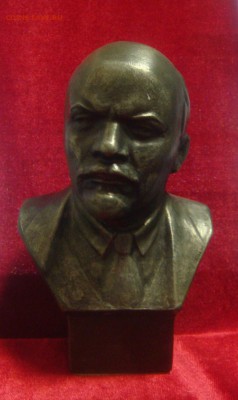 Бюст В.И.Ленин, силумин - DSC03553.JPG