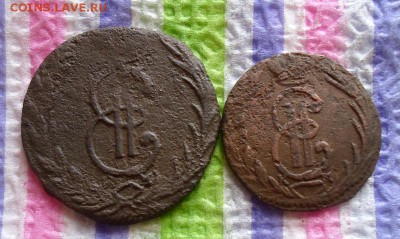 Денга 1768 КМ и полушка 1770 КМ сибирские до 02.02.2016 - SAM_6619а
