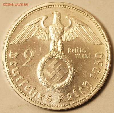 Германия. 2 Рейхсмарки 1939 А UNC до 03.02.2016 в 22:00 - 2Рейсмарки1939_А2.JPG