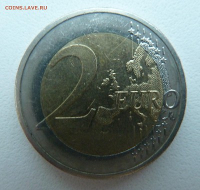 2 евро Германия 2012 G 10 лет наличному обращению евро - P1250528.JPG