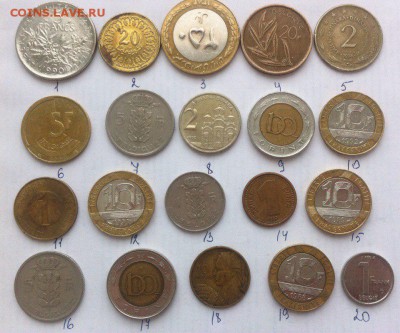 20 иностранных монет - d-lZ4FdpHUM