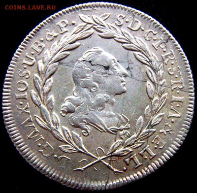 Германия. Бавария_10 крейцеров 1774; до 29.01_22.04мск - 10973