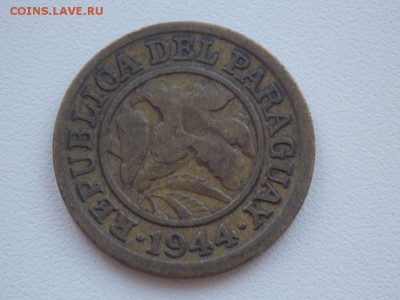 Парагвай 25 сентимо 1944 КМ23 - DSCN0534.JPG