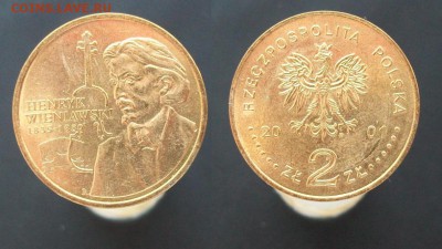 Польша 2 злотых 2001 Генрик Венявский - 100_4440