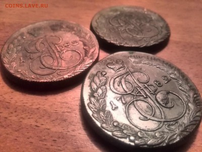 3 монеты 5 копеек 1782 км - IMG_20160129_173232