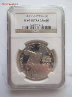 америка 1 доллар 1983  PF -69 ULTRA CAMEO - IMG_0267.JPG
