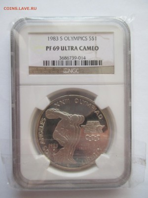 америка 1 доллар 1983  PF -69 ULTRA CAMEO - IMG_0266.JPG