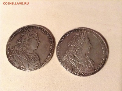 рубли 1727 1729 подскажите по подлинности - image
