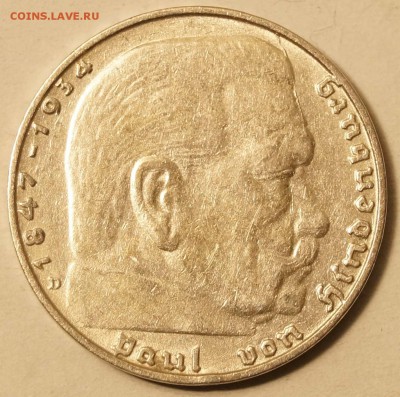 Германия. 2 Рейхсмарки 1937 D до 04.02.2016 в 22:00 - 2Рейхсмарки1937D_1.JPG