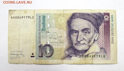 ФРГ - Германия, 10 марок 1991г. до 1.02. в 22-30ч. МСК - 1ERM10 (1).JPG