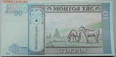 МОНГОЛИЯ - 10 тугриков 2014 г. пресс 06.02 в 22:00 - DSCN2729.JPG
