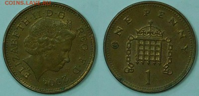 Великобритания, 1 пенни, 10 шт., по 1р., 02.02.2016 22-00 - 1-2004.JPG