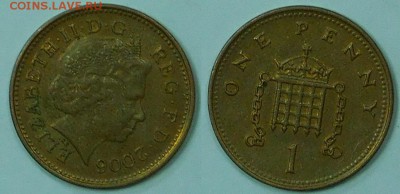 Великобритания, 1 пенни, 10 шт., по 1р., 02.02.2016 22-00 - 1-2006.JPG