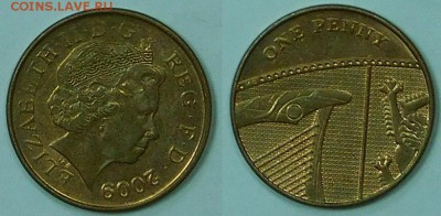 Великобритания, 1 пенни, 10 шт., по 1р., 02.02.2016 22-00 - 1-2009.JPG