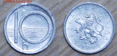 Чехословакия 10 геллеров, 9 шт., по 1 р., до 02.02.2016 22-0 - 1993.JPG