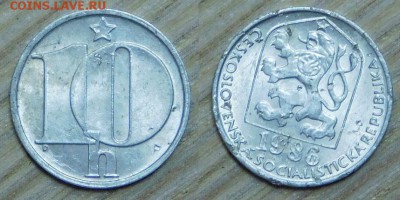 Чехословакия 10 геллеров, 10 шт. по 1р. до 02.02.2016 22-00 - 1986.JPG
