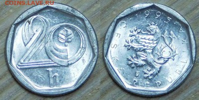 Чехословакия 20 геллеров, 9 шт. по 1 р. до 02.02.2016 22-00 - 1995.JPG