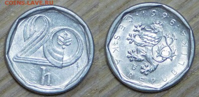 Чехословакия 20 геллеров, 9 шт. по 1 р. до 02.02.2016 22-00 - 1996.JPG