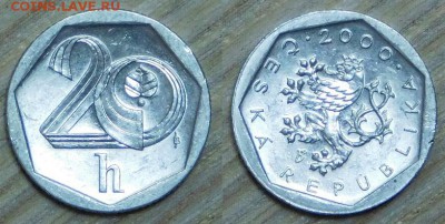 Чехословакия 20 геллеров, 9 шт. по 1 р. до 02.02.2016 22-00 - 2000.JPG
