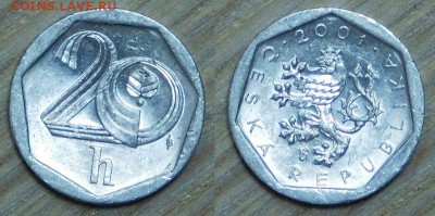 Чехословакия 20 геллеров, 9 шт. по 1 р. до 02.02.2016 22-00 - 2001.JPG