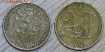 Чехословакия 20 геллеров, 10 шт. по 1 р, до 02.02.2016 22-00 - 1979.JPG
