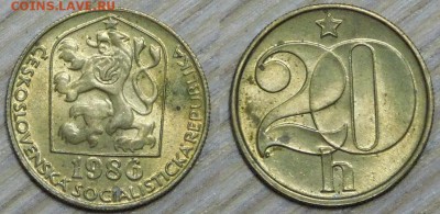 Чехословакия 20 геллеров, 11 шт., по 1р., 02.02.2016 22-00 - 1986.JPG