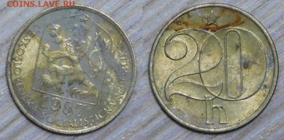 Чехословакия 20 геллеров, 11 шт., по 1р., 02.02.2016 22-00 - 1987.JPG