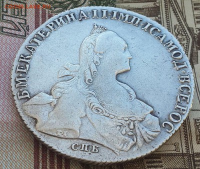 1 рубль 1766 г. СПБ ТI ЯI Оценка. - 20160131_103553-1