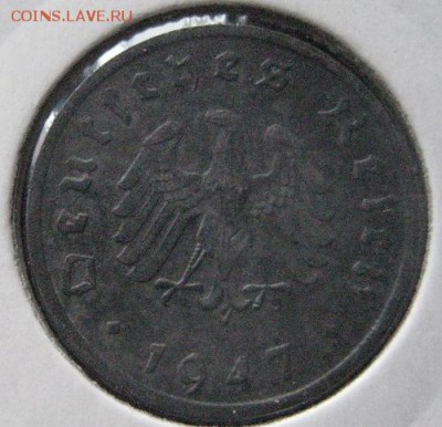 10 пф. 1947 F, Германия,  до 22.00 4.02. - IMG_7375.JPG