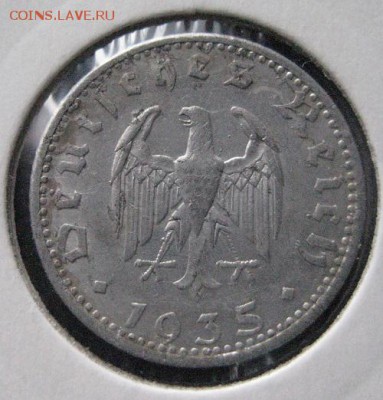 50 пф. 1935 А, Германия, 3 рейх, до 22.00 4.02. - IMG_7365.JPG