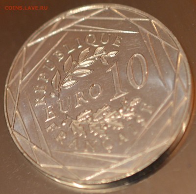 10 евро 2015 год, франция, петух - DSC_0200.JPG