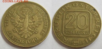 Австрия 20 шиллингов 1989 Тироль - 100_4763